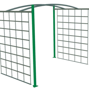 crossfit escalador doble con pasamanos