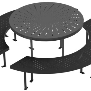 mesa picnic red metal